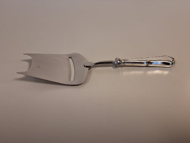 Sølv ostehøvl og pålægsgaffel